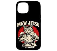 Mew Jitsu brésilien Jiu Jitsu Arts Martiaux Amoureux des Chats Coque pour iPhone 15