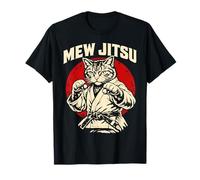 Mew Jitsu brésilien Jiu Jitsu Arts Martiaux Amoureux des Chats T-Shirt