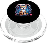Mew-tation Drôle Chat Science Cellules ADN Biologie Professeur PopSockets PopGrip pour MagSafe
