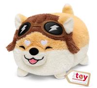Mewaii Jouet en Peluche Shiba en Peluche pour Chien, Oreiller câlin, poupée en Peluche Anime, Jouet Mignon Cadeau pour Filles, garçons et Hommes (35,6 cm)
