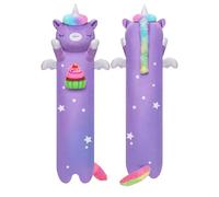 Mewaii Kawaii Peluche Licorne Long Oreiller 50CM, Coussin Doux et Moelleux, pour Enfants et Adultes