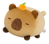 Mewaii Peluche Capybara Kawaii Oreiller Doux 20CM, Oreiller Peluche Mignon Câlin pour Enfants 3 Ans et Plus, pour Noël et Anniversaire