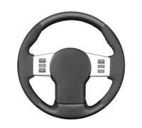 MEWANT Caches De Volant pour Nissan Navara/Pathfinder Fait de Cuir Véritable et de Suède Synthétique
