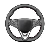 MEWANT Cousu à la Main Housse de Volant pour Opel Astra K/Corsa F/Corsa E (OPC)/Combo E/Grandland X/Insignia/Insignia CT/Mokka Fait de Cuir Microfibre