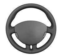 MEWANT Enveloppe de volant à coutures à faire soi-même style 3D pour Renault Clio 3 2005-2012 Accessoires de volant pour Renault Clio 3