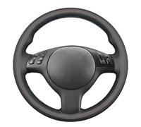 MEWANT Housse de volant à coutures à faire soi-même pour série 3 E46 E46/série 5 2004-2005/série 5 E39 2002-2003 Accessoires de volant pour série 3 série 5