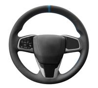 MEWANT Housse de volant cousue à faire soi-même pour Honda Civic 10 2016-2021 / CR-V CRV 2017-2021 / Clarity 2018-2021 - Accessoires de volant pour Honda Civic 10