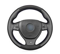 MEWANT Housse de volant cousue à la main pour BMW M Sport F10 F11 (Touring) F07 F12 F13 F06 F01 F02 M5 F10