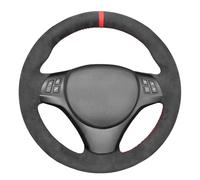 MEWANT Housse de volant cousue à la main pour BMW Série 1 E81 E82 E87 E88 2008-2013/Série 3 E90 E91 E92 E93 2006-2011 / M3 E90 E92 E93 2008-2013