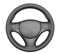 MEWANT Housse de volant cousue à la main pour Série 1 E87/E81, E88, E82, E90/Touring, E91, E92 Coupé, E93, X1 E84, M3 E90, E92