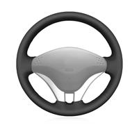 MEWANT Housse de volant de voiture en cuir synthétique cousu à la main pour Mitsubishi L200 2006-2015/Mitsubishi Triton 2006-2012