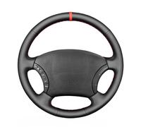 MEWANT Housse de volant en cuir pour Toyota Land Cruiser Prado 120 2004-2009 Land Cruiser 1995-2007 Tacoma 2005-2011 / 4Runner 2003-2009 / Hilux 2009-2011