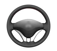 MEWANT Housse de volant en cuir PU noir pour Mitsubishi L200 2006-2015/Mitsubishi Triton 2006-2012