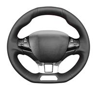 MEWANT housse de volant en cuir synthétique et filetage rouge pour Peugeot 208 et 308 GT Line 2013-2019 /2014-2021