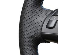 MEWANT Housse de Volant personnalisée en Cuir véritable pour M Sport E46 330i 330Ci E39 540i 525i 530i M3 E46 M5 E39