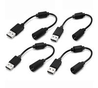 MewHunk 4PCS Câbles USB Détachables pour Contrôleur et Volant de Jeu, Câble de Remplacement pour Jeux Vidéo sur PC et Console, Compatible Contrôleur, Guitar Hero et Volant Racing