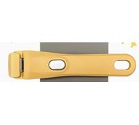 Mewneap Poignée Détachable pour Casserole Universelle Amovible Résistante à la Chaleur 250°C Support 10kg Poignée Antidérapante Compatible avec Tefal la Plupart des Ustensiles de Cuisine (Jaune)