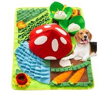 MEWOOFUN Tapis à renifler interactif pour chiens de grande race avec couineur, tapis à renifler amovible pour l'ennui et la stimulation mentale encourage une alimentation lente (M-70 x 50 cm)