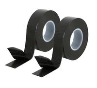 Mewtush 2PCS Ruban De Câbles Résistant à La Chaleur 4,6m X 23mm X 0,8mm ruban électrique Adhésif Pour Câblage Auto Gaffer Noir Isolant électrique Flexible Ruban Noir Pour électricien Intérieur
