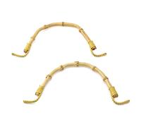 Mewutal Lot de 2 poignées de théière en bambou jaune pour verser de l'eau potable