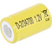 Mexcel D-2/3A700 Pile rechargeable spéciale 2/3 A à tête plate NiCd 1.2 V 700 mAh