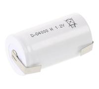 Mexcel D4000H Pile rechargeable spéciale LR20 (D) résiste aux températures élevées, cosses à souder en U, flat-top NiCd | OUTIL