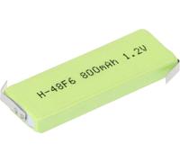 Mexcel HPE-F6-800 Pile rechargeable spéciale prismatique cosses à souder en Z NiMH 1.2 V 770 mAh