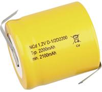Mexcel Pile rechargeable spéciale 1/2 LR20 (D) NiCd 1.2 V 2200 mAh