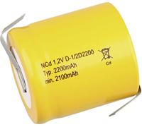 Mexcel Pile rechargeable spéciale 1/2 LR20 (D) NiCd 1.2 V 2200 mAh