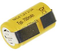 Mexcel Pile rechargeable spéciale 2/3 A NiCd 1.2 V 700 mAh