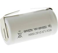 Mexcel Pile rechargeable spéciale Sub-C NiCd 1.2 V 1500 mAh