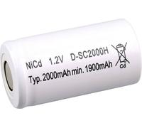 Mexcel Pile rechargeable spéciale Sub-C NiCd 1.2 V 2000 mAh