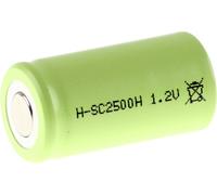 Mexcel Pile rechargeable spéciale Sub-C NiMH 1.2 V 2500 mAh