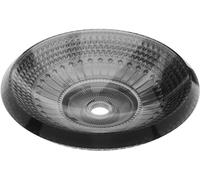 Mexen 24064570 Heba Vasque à Poser en Verre, Black