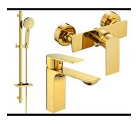 Mexen Alexa DQ40 ensemble de douche, doré - 71204DQ40-50 5923 5907709198395