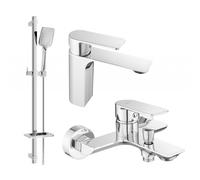 Mexen Alexa DQ62 ensemble de bain, chrome - 71203DQ62-00 3427 5907709198319