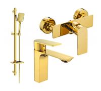 Mexen Alexa DQ62 ensemble de douche, doré - 71204DQ62-50 5926 5907709198425
