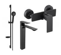Mexen Alexa DS40 ensemble de douche, noir - 71214DS40-70 5949 5907709198715