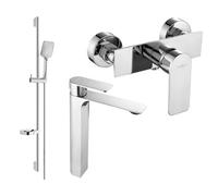 Mexen Alexa DS62 ensemble de douche, chromé - 71214DS62-00 5950 5907709198722