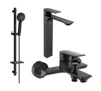 Mexen Alexa Ensemble baignoire DQ40, noir - 71213DQ40-70 5937 5907709198562