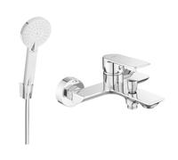Mexen Alexa R40 robinet de baignoire avec ensemble de douche, chrome - 7123R40-00 3441 5907709198807