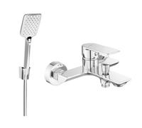 Mexen Alexa R62 robinet de baignoire avec ensemble de douche, chrome - 7123R62-00 3442 5907709198838