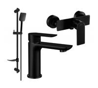 Mexen Alfa DF62 ensemble de douche, noir - 745704DF62-70 5249 5907709182882