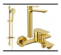 Mexen Alfa Ensemble de baignoire DQ40, doré - 745713DQ40-50 5272 5907709183155