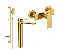 Mexen Alfa Ensemble de douche DF62, doré - 745714DF62-50 5295 5907709183506