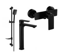 Mexen Alfa Ensemble de douche DF62, noir - 745714DF62-70 5296 5907709183513