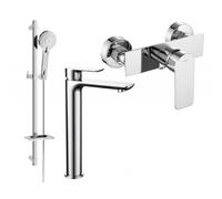 Mexen Alfa Ensemble de douche DQ40, chrome - 745714DQ40-00 5280 5907709183339