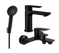 Mexen Alfa R40 kit de bain, noir - 745703R40-70 5253 5907709182950