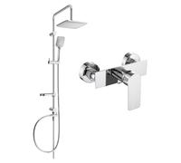 Mexen Alfa Sven ensemble de douche en saillie avec pommeau de douche et mitigeur de douche, chrome - 745740262-00 6107 5907709181908