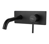 Mexen Alma robinet de lavabo encastré, noir - 75115-70 1430 5903163389508